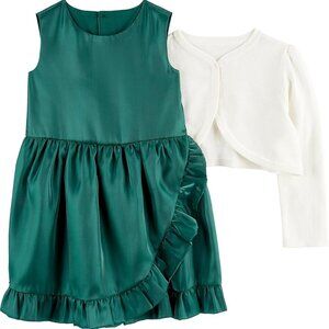 Carter's Baby Girl Dress with Cardigan